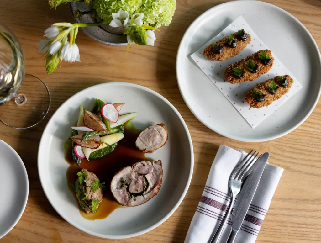 Plates from the Onslow menu